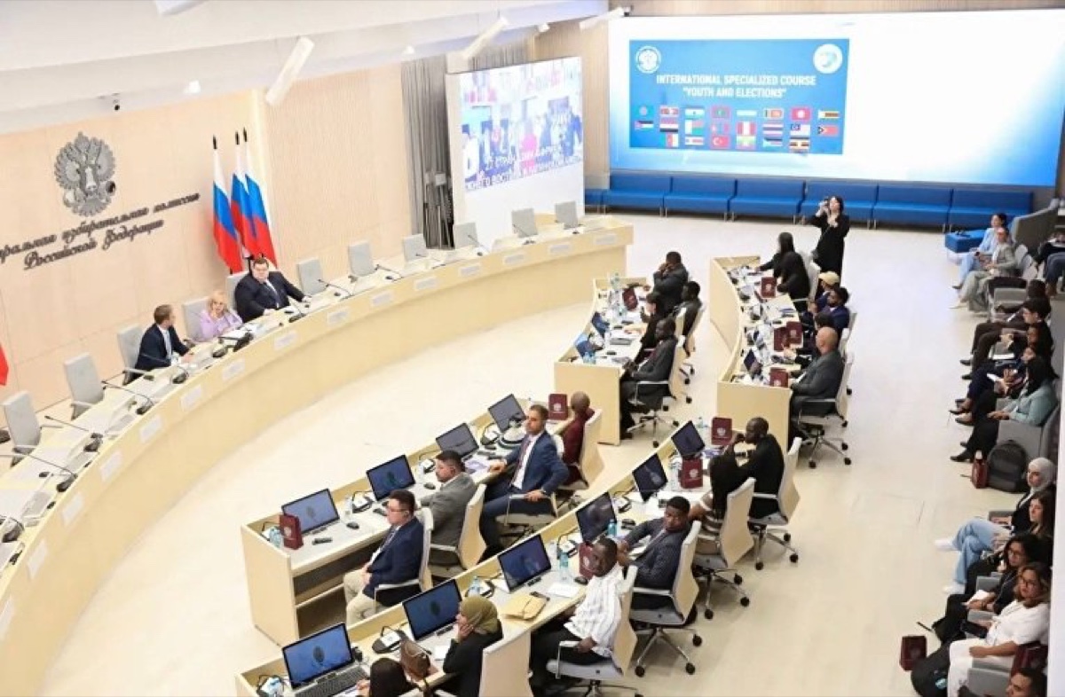 Новый конференц-зал ЦИК России с крупноформатными экранами