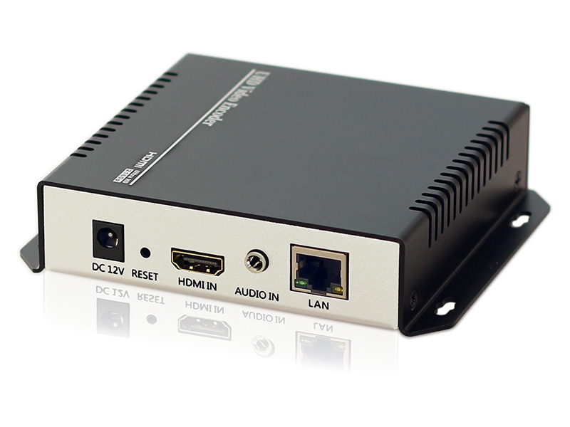 Панель подключения TX-410HIP: DC 12V, HDMI IN, Audio IN и LAN